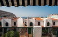 Spanish town house middle-class housing Royalty Free Stock Photo
