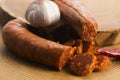 Spanish traditional chorizo sausage