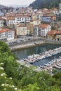 Spanish traditional fishing harbor village in Mutriku. Spain Royalty Free Stock Photo