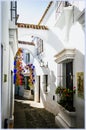 Spanish Village in Barcelona Royalty Free Stock Photo