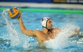 Spanish waterpolo player Oscar Aguilar Royalty Free Stock Photo