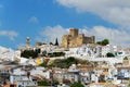 Spanish white town in spring