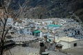 Spanish white town. Whitewashed houses Royalty Free Stock Photo