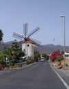 Spanish Windmill (Gran Canaria, Canary Islands) Royalty Free Stock Photo