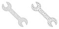 Spanner Icon - Vector Triangle Mesh