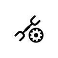spanner and mechanism icon. Element of engineering icon. Premium quality graphic design icon. Signs and symbols collection icon Royalty Free Stock Photo