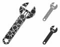 Spanner Mosaic Icon of Tuberous Items