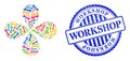 Workshop Distress Seal Stamp and Spanner Bright Curl Fireworks