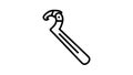 spanner tool repair line icon animation