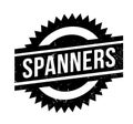 Spanners rubber stamp Royalty Free Stock Photo