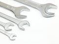 Spanners in white background
