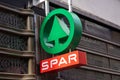 Spar logo sign at the store