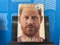 Spare, book by Prince Harry with 30 percent discount tag. - California, USA - January, 2023