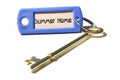 Spare Key to the Summer Home Royalty Free Stock Photo