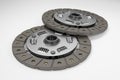 Spare parts for car and truck clutch disk. 3d rendering