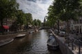 Spare time in the Amsterdam Canals, the Netherlands