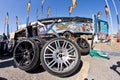 Spare wheels, rims and tires for drift