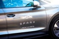 Spark Electric Car Sharing, Spark short term rental car side view