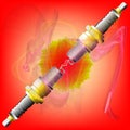 Spark Plug Abstract Royalty Free Stock Photo