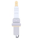 Spark plug flat design