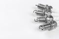 Spark plugs gasoline internal combustion engine Royalty Free Stock Photo