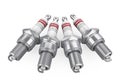 Spark Plugs Isolated Royalty Free Stock Photo