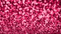 Sparkle glitter blur light bokeh in heart shape background for valentines day and special romantic sweet events