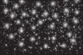 Sparkle of light isolated on a black background Royalty Free Stock Photo