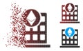 Sparkle Pixel Halftone Ethereum Corporation Office Icon