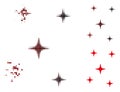 Sparkle Pixel Halftone Space Stars Icon