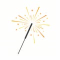 Sparkler Firework Celebration Light Show Royalty Free Stock Photo
