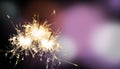 Sparkler - New Year / New Year`s Eve / celebration Royalty Free Stock Photo