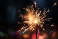 Sparkler newyear. Generate Ai