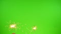 Sparklers on the Green Screen