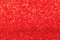 Sparkles Of Red Glitter Abstract Background. Copy Space