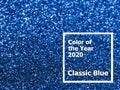 Color of the Year 2020 Classic Blue background