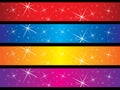 Sparkling banners