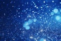 Sparkling Blue glitter texture Royalty Free Stock Photo