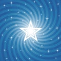 Sparkling Bright Star Background Royalty Free Stock Photo