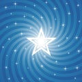 Sparkling Bright Star Background