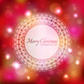 Sparkling Christmas Star Greeting Card