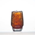 Sparkling cola soft drinks whit soda water