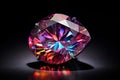 Sparkling Colorful diamond. Generate Ai