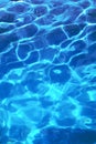 Sparkling cool blue water Royalty Free Stock Photo