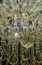 Sparkling crystal chandelier Royalty Free Stock Photo