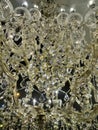 Sparkling crystal chandelier Royalty Free Stock Photo