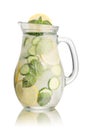 Sparkling cucumber lemonade