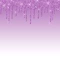 Purple Dripping Glitter Page Templates