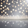 Sparkling Elegance - Festive Background - silver and gold