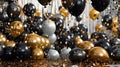 Sparkling Festive Balloon Backdrop